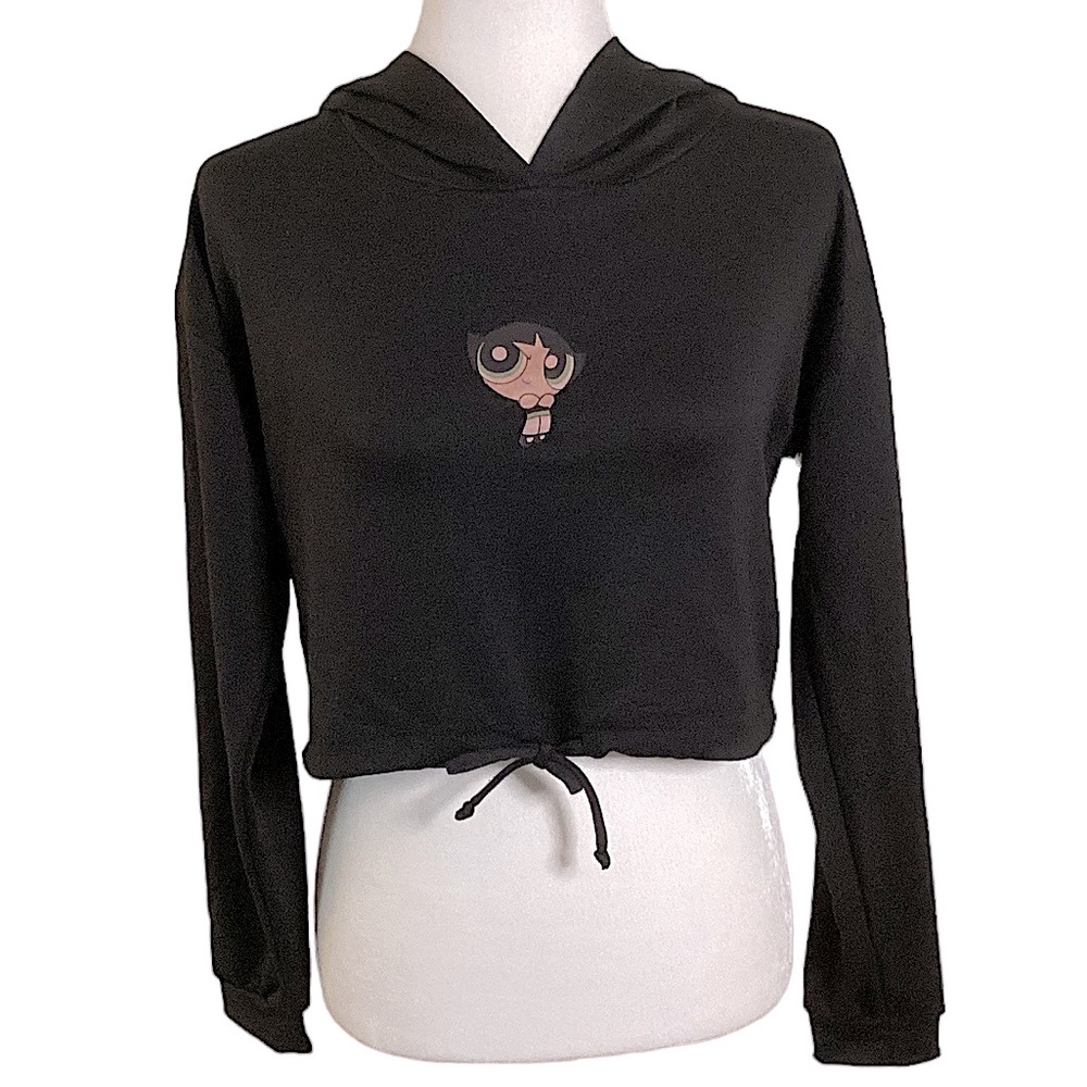 Mega Line Powerpuff Girls Cropped Hoodie Medium Buttercup